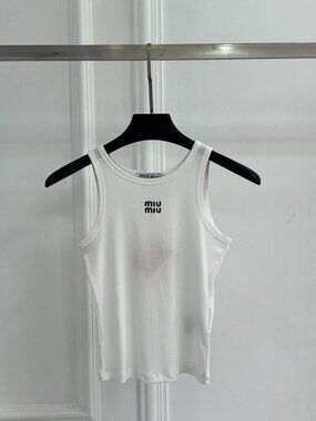 Women's White Tank Top — Size M
